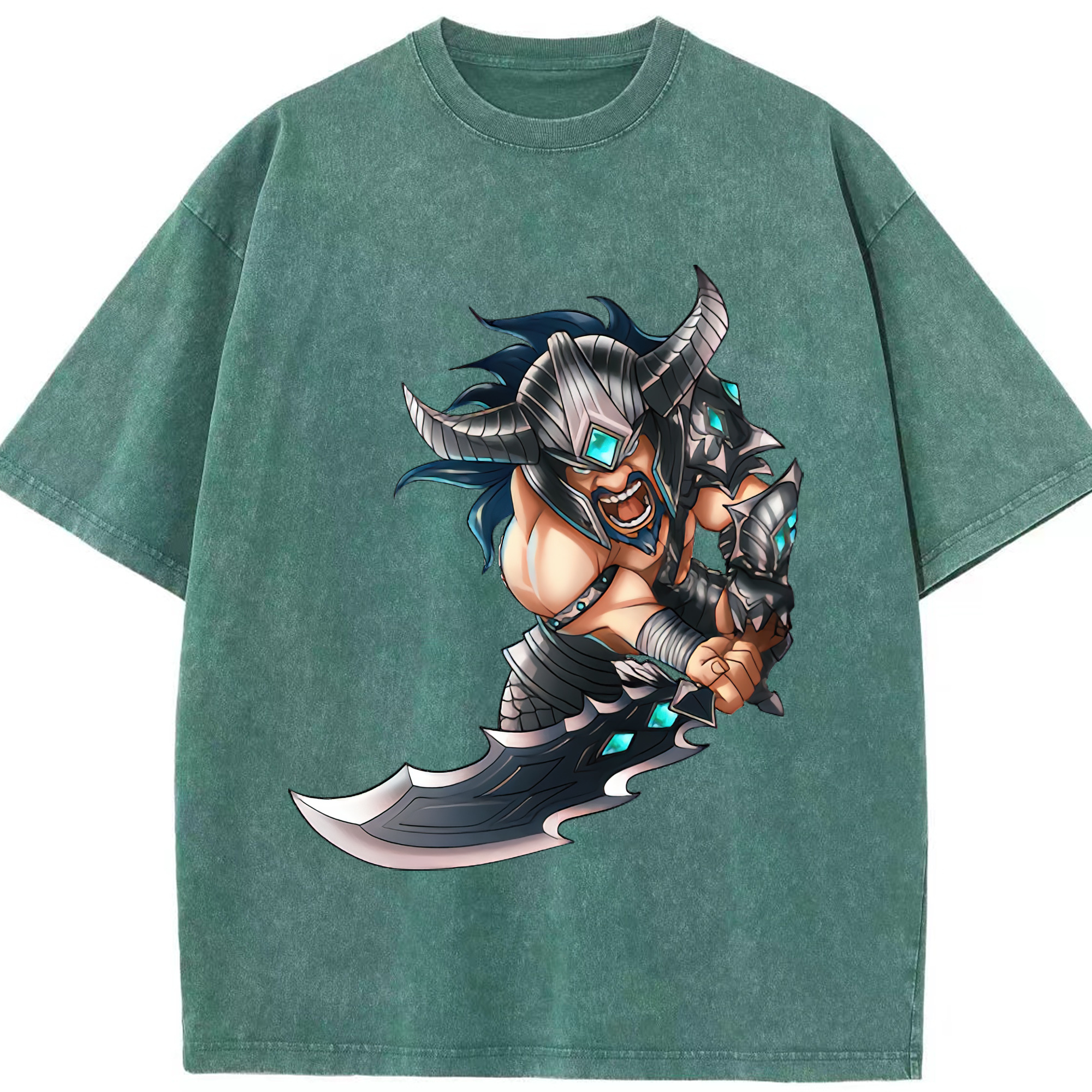 リーグ・オブ・レジェンド League of Legends LOL 綿100% ヴィンテージ風 半袖Tシャツ（フロントプリント）